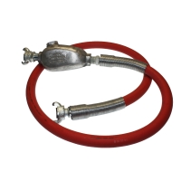 Crow Foot Fitting on Both Ends Hose  3/4" ID x 6'