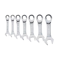 Stubby Ratcheting Wrench Set (7 Piece)