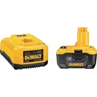 Heavy Duty Rechargeable Cordless Battery Pack With Charger, Lithium-Ion Battery, 18 VDC