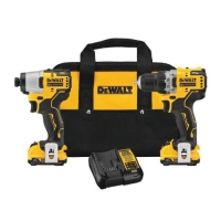 Brushless Cordless Drill and Impact Driver Combo Kit - XTREME 12V MAX