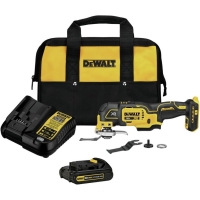 Oscillating Tool Kit, 3 Speed, With Blades, Battery and Charger Included - 20V MAX XR