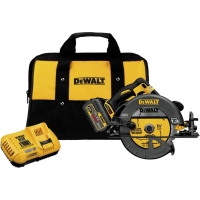 Cordless Brushless  Circular Saw, FLEXVOLT 6.0Ah Battery and 1/4" Impact Driver - FLEXVOLT 60V MAX, 7-1/4"