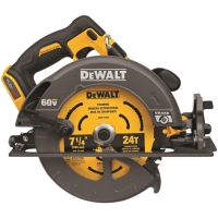 Brushless Circular Saw With Electronic Brake - 60V MAX, 7-1/4" (Tool Only)