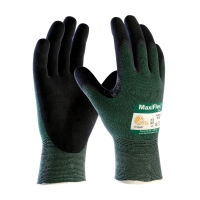 MaxiFlex Cut, Seamless Knit Engineered Yarn Glove - Large (Green)