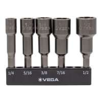 Impact Bolt Extractor Set - 5 Piece