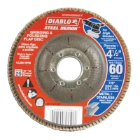 4-1/2" 60-Grit Type 29 Steel Demon Flap Disc