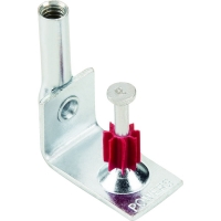 Head Drive Pins with Post Nut Rod Hanger 1/4"-20 Domed Right Angle Clip (100 Count)