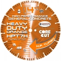 Heavy Duty Orange H.P. Turbo Blade - 14â x .125 x UNV