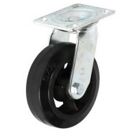 6-Inch Plate Mount Medium Heavy Duty Swivel Caster