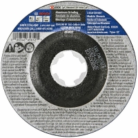 X-LOCK Metal Grinding Abrasive Wheel, 24 Grit - 4-1/2"