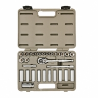 Socket and Tool Set with Hard Case and Wrap 30 Piece