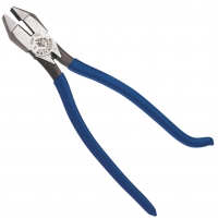Ironworker's Work Pliers with Plastic Handles 9"