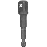 Impact Ready 1/2" Hex Shank to 1/4" Socket Adapter