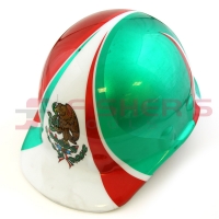 Graphic Hard Hat with Ratchet Suspension (Mexican Flag)