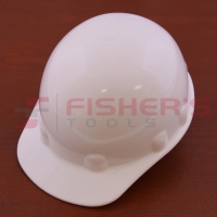 Hard Hat with Ratchet Suspension (White)