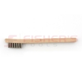 Stainless Steel Handy Cleaning Brush w/ Wood Handle (7")