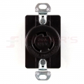 Safety-Shroud Twist-Lock Receptacle (20 amp)