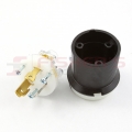 Safety-Shroud Twist-Lock Male Plug / Cap 30 Amp