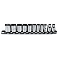 1/4" Drive Torqueplus 12-Point Metric Socket Set 11-Piece