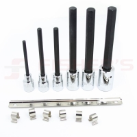 6-Piece Extra Long Hex Bit Set 1/2" Drive