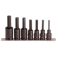 1/2" Drive Hex Bit Impact Socket Set 7-Piece