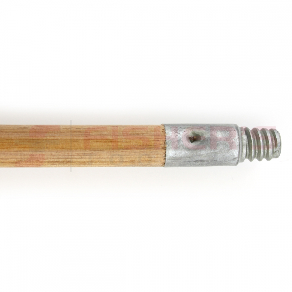 Magnolia Brush M-72 Hardwood Metal Threaded Handle with Clear Lacquered Finish 15/16 Diameter x 6 Length Case of 12