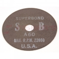 Super Bond Off Wheel Size 4 x .040 x 5/8 Inch (A60)