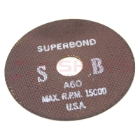 Super Bond Off Wheel Size 4-1/2 x .040 x 7/8 Inch (A60)