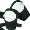 Stitched Plastic Cap Swivel Kneepads w/Velcro