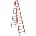 Fiberglass Step Ladder with SHOX System 12'