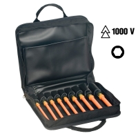 9-Piece Insulated Nut Driver Set 6" Shafts