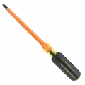 Insulated Round-Shank Screwdriver - 4" with #2 Phillips-Tip