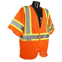 Orange Safety Vest (Class 3, X-Large)
