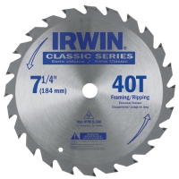 Classic Series Circular Saw Blade 7-1/4" (40Teeth, 5/8 Arbor)