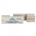 Wood Line Blocks 3-3/4" (Pair)