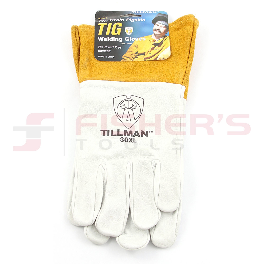 Tillman 30XL  Pearl Top Grain Pigskin 4/" Cuff TIG Welding Gloves XL
