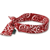 Chill-Its Evaporative Cooling Bandana Tie - Red Western