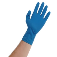 Blue Lightning 15 Mil Powder Free Latex Gloves (Large)