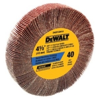 DeWalt 4 1/2" x 1 3/26" 5/8"-11 Flap Wheel (120 grit)