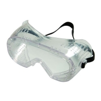 Safety Goggles with Ventilated Vinyl Frame (Clear)