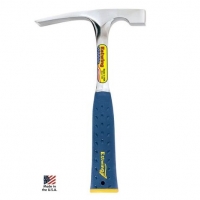 Bricklayer Masons Hammer with Blue Shock Reduction Grip (24 oz)