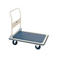 Platform Cart With Fold Down Handle and 5" Rubber Casters