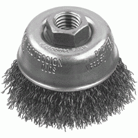 Carbon Crimp Wire Cup Brush 4" x 5/8"