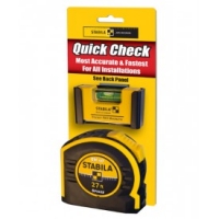 Quick Check Pocket Pro Plus Level with 27' Measuring Tape