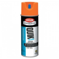 Industrial Quik-Mark Inverted Marking Paint Fluorescent Orange 16 oz