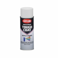 Industrial Tough Coat Acrylic Alkyd Enamel Aerosol Flat White