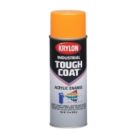 Industrial Tough Coat Acrylic Alkyd Enamel Aerosol OSHA Orange