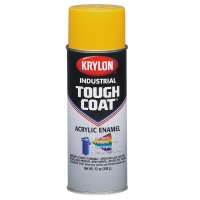 Industrial Tough Coat Acrylic Alkyd Enamel Aerosol OSHA Yellow