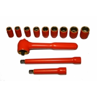 Insulated Socket Set with Pouch 1/2" Square Drive (12 pc)