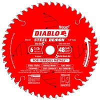 Freud Diablo 6-1/2" x 48 Tooth Steel Demon Ferrous Cutting Circular Saw Blade